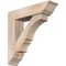 Ekena Millwork Balboa Traditional Smooth Bracket w/ Offset Brace, Douglas Fir, 7 1/2"W x 30"D x 30"H BKT0806X30X30BOA01SDF - alternate 1